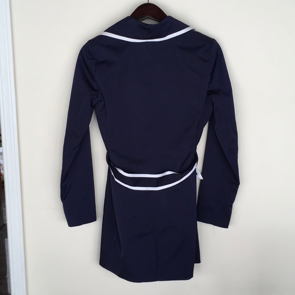 Banana Republic Navy Overcoat - Picture 3 of 3